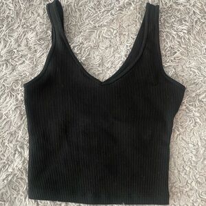 Hollister Black Ribbed Tank 💕 || (NWOT)